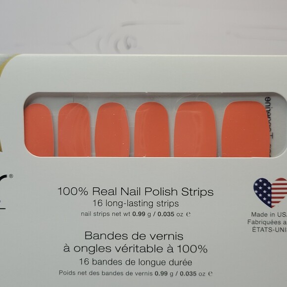 Color Street Lean Mean Tangerine nail polish strips NWT - Picture 2 of 4